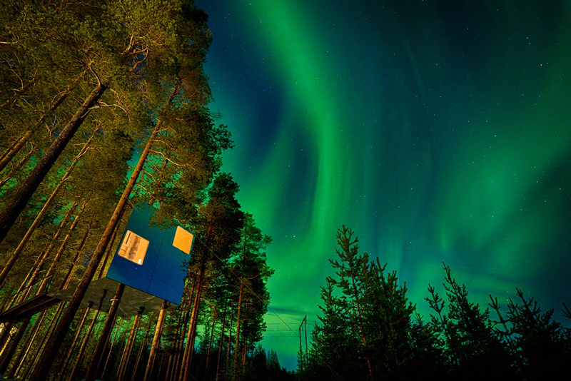 auroras boreales hoteles Europa