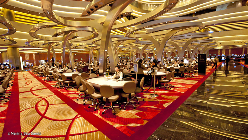 Marina Bay Sands casino Singapur