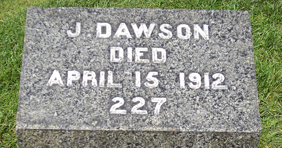 Joseph Dawson Titanic
