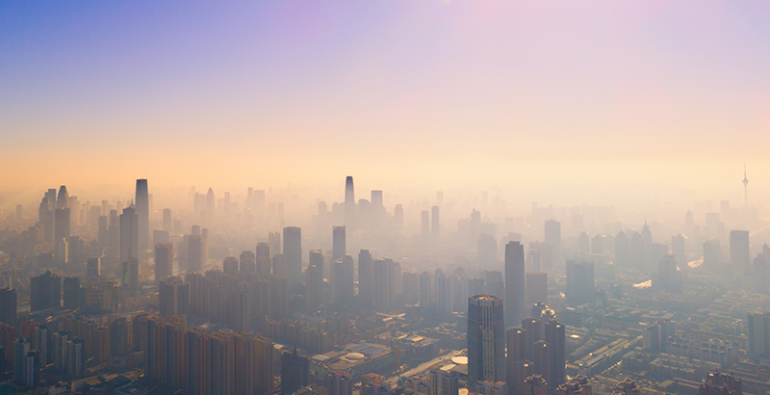 contaminación del aire ciudad medio ambiente
