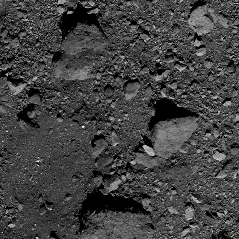 superficie del asteroide Bennu meteoritos