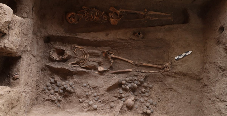 Mochica Perú cámara funeraria