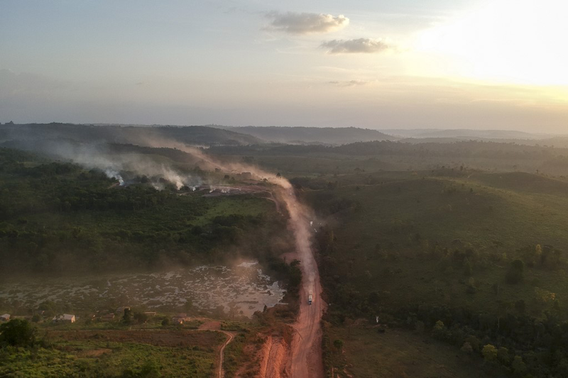 Amazonía niños incendio