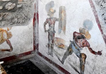 fresco gladiadores Pompeya