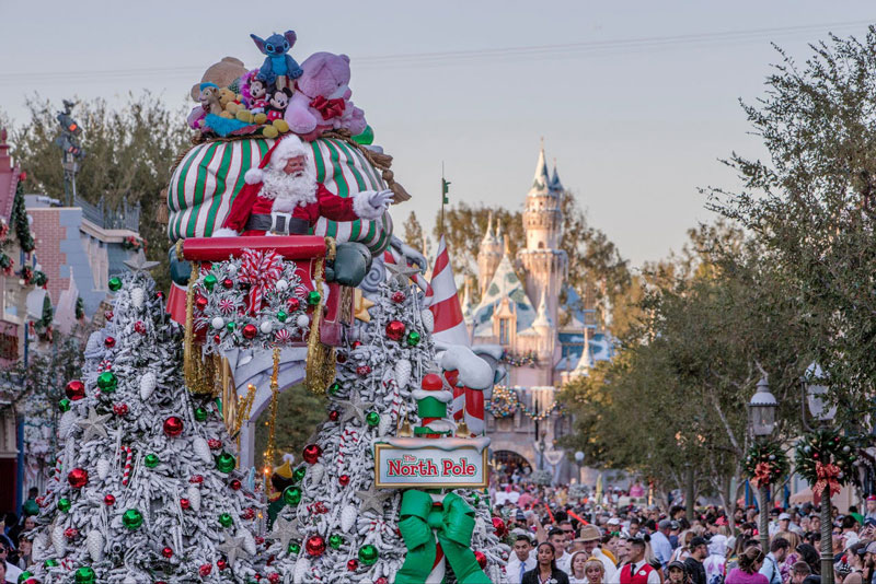 Santa Claus Disneyland en Navidad