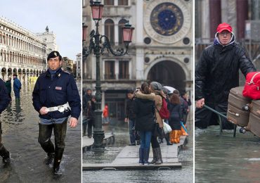 inundación en Venecia
