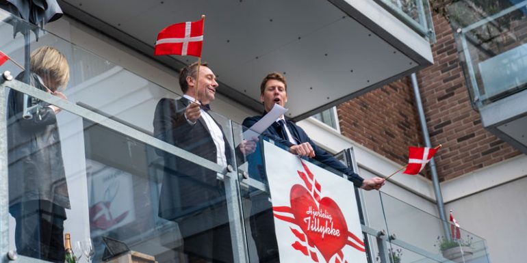 Dinamarca balcones casas Margarita II cumpleaños reina