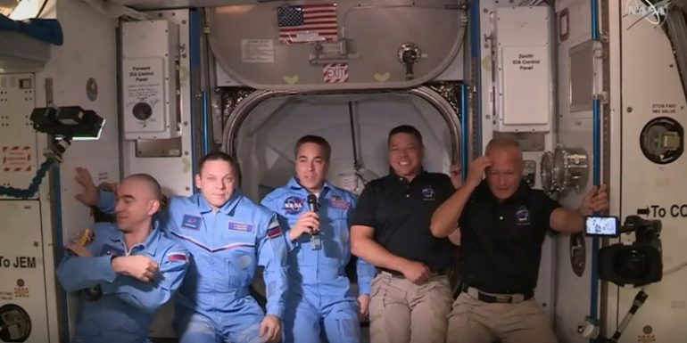 NASA Estación Espacial Internacional astronautas