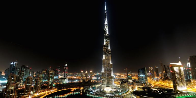 Burj Khalifa Dubái Coronavirus