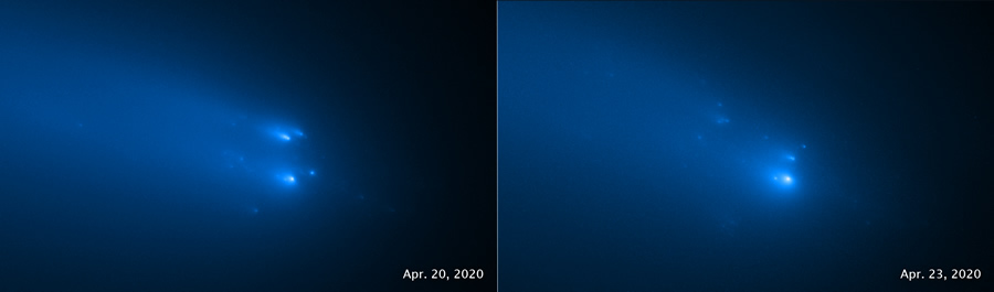 NASA cometa C/2019 Tierra desintegra