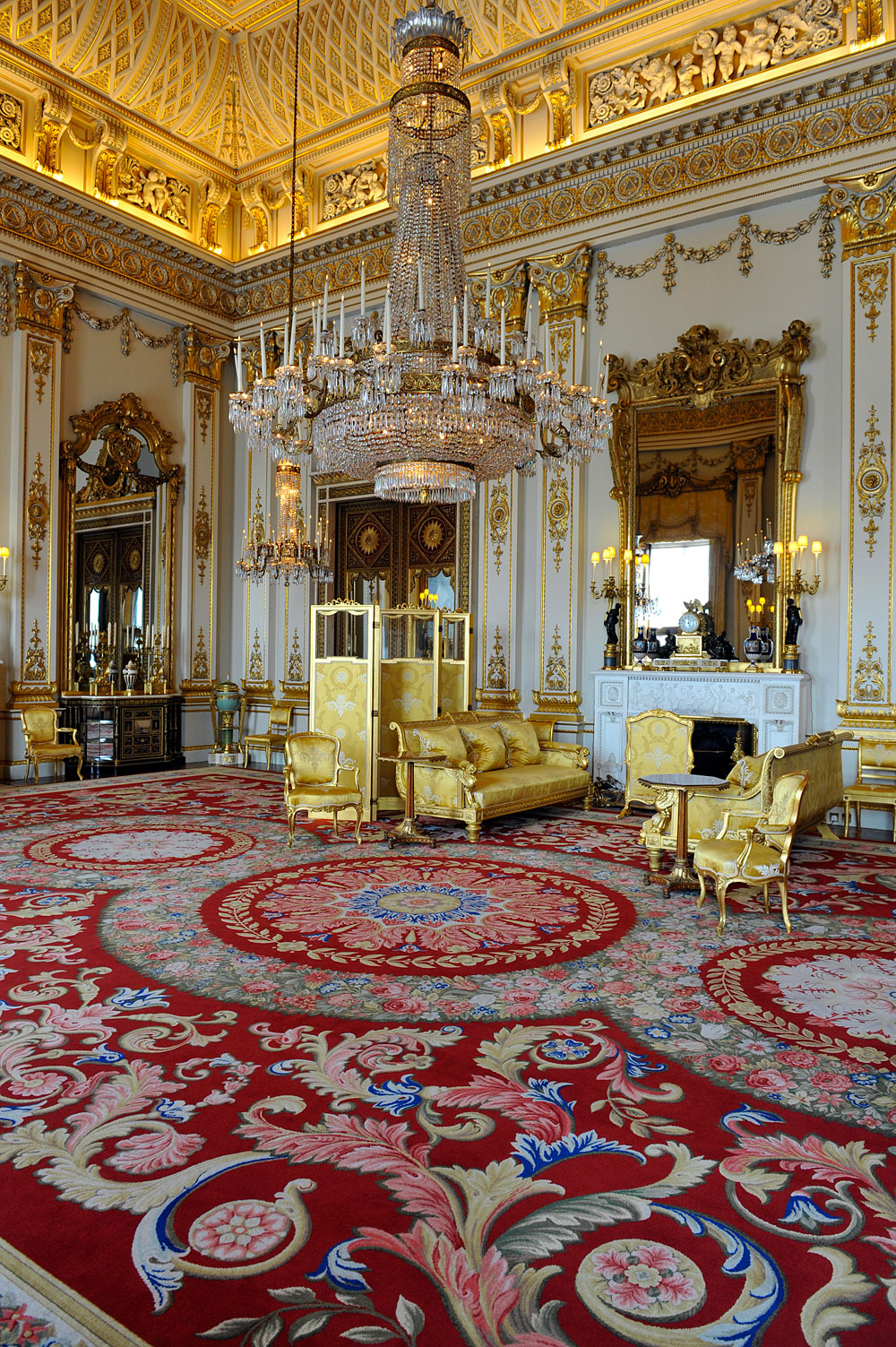 Londres Palacio de Buckingham "Sala de Dibujo Blanca"