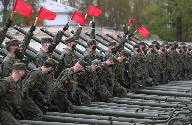 Rusia Militares Día de la Victoria Segunda Guerra Munial