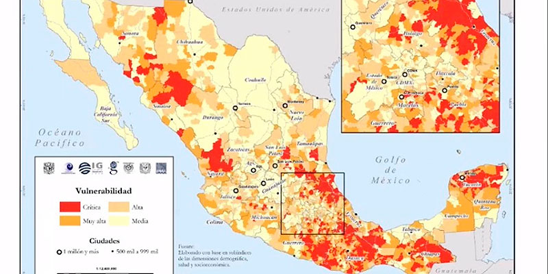 UNAM presenta Atlas de las zonas más afectadas de México ante ...