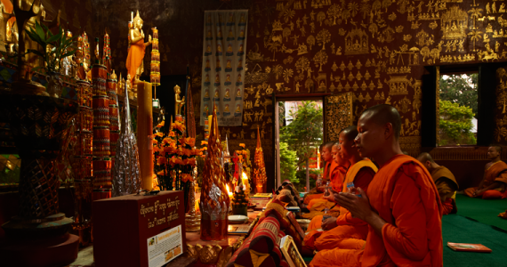 Luang Prabang templos Laos buda