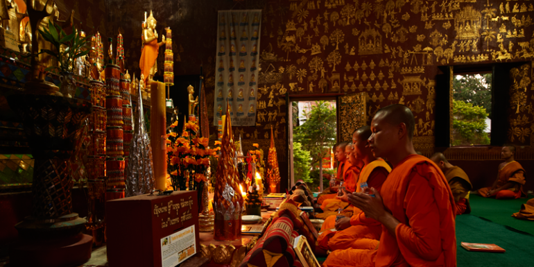 Luang Prabang templos Laos buda
