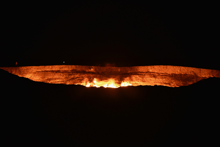 cráter de gas de Darvaza puertas del infierno