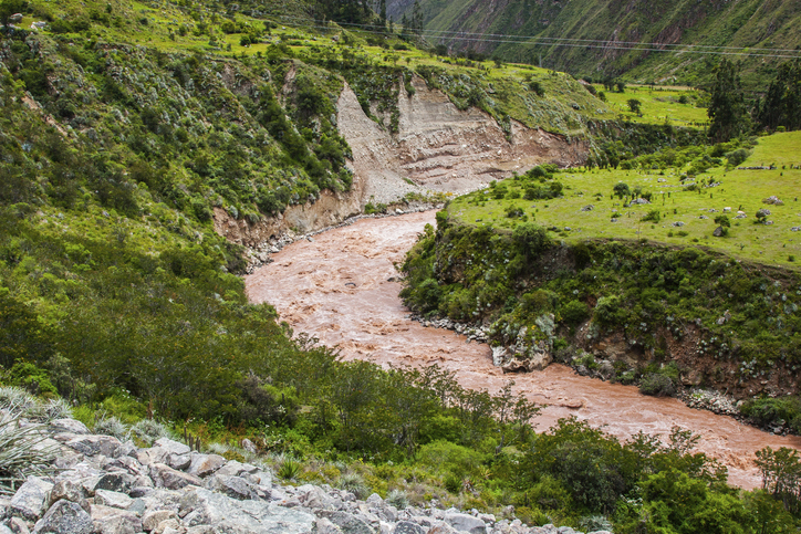 Río Urubamba en Perú