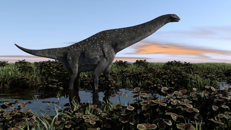 titanosaurio encontrado en los pirineos de españa