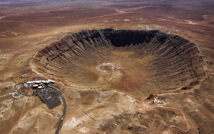 Yalin cráter de impacto