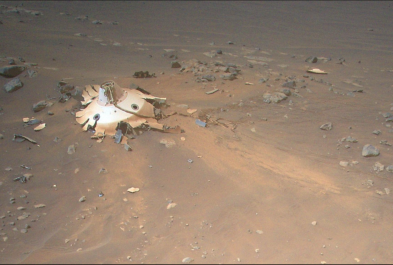 nave espacial Marte